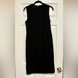 NWT Women’s Ann Taylor Loft Black Sheath Dress Size 10